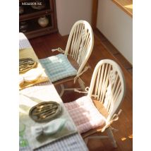 1/6 Puppenhausmodell Möbelzubehör Minimodell Quadratisches Kissen (nur Kissen, kein Stuhl)