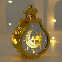 Ramadan Geschenk LED Öl Lichter Batterie Power Nachtlicht Elektronische Kerze Lampe Für Home Party Raya Dekoration Kleine Tisch Lampen