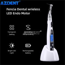 AZDENT Dental Wireless Endo Motor Smart Wurzelkanaltherapie mit LED-Lampe 16:1 Standard-Winkelstück