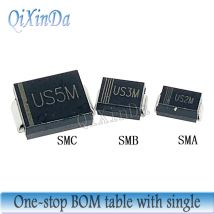 20/50PCS UA1A US2A US2D US2G US2J US2M US3D US3G US3J US3M US5D US5G US5J US5M US3MC US5MC DO-214 SMD Diodo di recupero ultra veloce