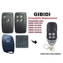 GIBIDI Garagen-Fernbedienung, 100 % kompatibel, AU01590 AU1600 AU1610 AU1680 AU1810 DOMINO 433 MHz Rolling Code Tor-Türöffner