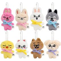 SKZOO Plüschtiere StrayKids Plüsch-Schlüsselanhänger Puppe KpopFM Feld umgebende Taschen Zubehör Weihnachten Kindergeschenke