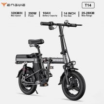 ENGWE T14 bicicleta eléctrica para adultos 250W bicicleta eléctrica de carretera Fatbike MTB E-bike 20 "bicicleta eléctrica de montaña 25 km/h velocidad máxima