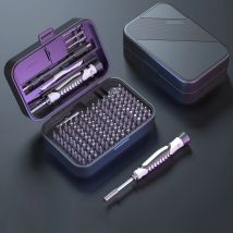 Juego de destornilladores de precisión 130 en 1, kits de herramientas manuales portátiles, brocas magnéticas, minas pequeñas para Xiaomi, teléfono móvil, reparación de relojes de PC