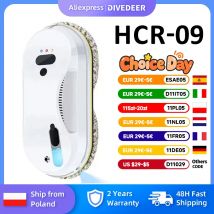 DIVEDEER Lavavetri per uso domestico, completamente automatico, con getto d'acqua singolo, robot lavavetri con telecomando