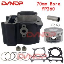 70mm Zylinder Kolben ring Kit yp260 257 yp250 vog 260cc Linhai Qianjiang Keeway atv utv Buyang