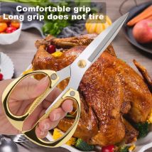 Küche Schere Edelstahl Leistungsstarke Huhn Knochen Schere Multifunktionale Fisch Cutter Gewidmet Haushalt Lebensmittel Schere
