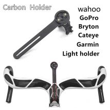 Carbon Faser Fahrrad Tacho Halter Ultraleicht Fahrrad Computer Halterung Straße MTB Stoppuhr Halter für Garmin Cateye Bryton Gopro