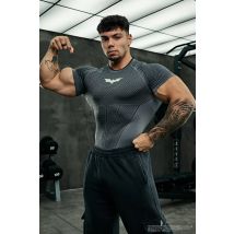 ¡Sensación de hielo y secado rápido! Camiseta deportiva ajustada de verano para hombre, camiseta especial de manga corta para correr y entrenamiento físico