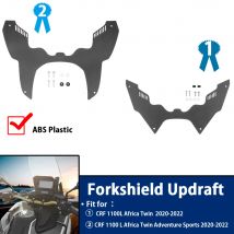 Moto Fuel Tank Front Cover For Honda CRF 1100 L Africa Twin Adventure Sports CRF1100L Forkshield Updraft Deflector 2020-2023