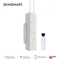 Zemismart Zigbee Smart Roller Shade Driver Elektryczny silnik rolet zasilany bateryjnie Współpracuje