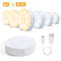 1/3PCS LED Menschlichen Motion Sensor Licht Schlafzimmer Nachtlicht Treppen Korridor Zimmer Kleiderschrank Beleuchtung Zimmer Dekor Lampe USB Aufladbare