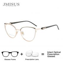 JMISUS Modische Cat-Eye-Brille für Damen, beliebte photochrome/progressive optische Anti-Blaulicht-Brille