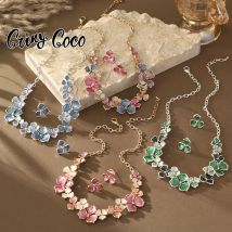 Cring Coco Collana smaltata Collana di fiori da donna Gioielli Nuova collana di moda elegante e unica Miglior regalo di San Valentino