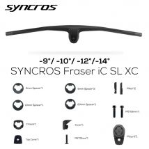 Syncros fraser ic sl xc-9/-10/-12/-14 Grad Voll carbon integrierter Cockpit-MTB-Lenker für Funken rahmen mit Halterung