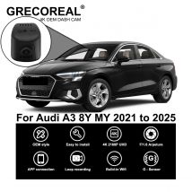 GRECOREAL 4K Dash Cam Front and Rear 2160P WiFi Car Dual Dashcam APP Control Easy Install Plug Play Compatible with Audi A3 8Y