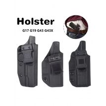 Pistol Gun Holster For G43 G43x G17 G19 G26 1911 CZ P07 G2C Inside Waistband Concealed Carry Belt Clip Pouch Gun Storage Case