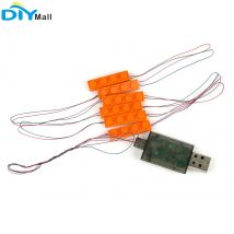 Baustein Leucht beleuchtung kompatibel mit Legoeds 1 bis 6