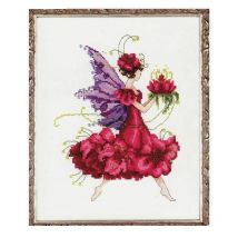 Geranium Fairy Top Quality Lovely Counted Cross Stitch Kits Butterfly Spirit Flowers NC198 Embroidery Needlework DIY