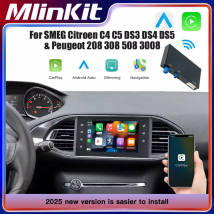 Drahtloser Carplay-Adapter Android Auto für Peugeot Citroen SMEG MRN NAC 508 308 208 3008 C4 DS3 DS5 Unterstützung Rückfahrkamera
