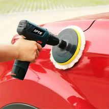 6-teiliges industrielles Polierset, Polierpad, Auto-Wachsschwamm, Scheibe, Autolack, Pflege, Auto-Gadgets