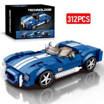 Stadt Auto Modell Bausteine technische Geschwindigkeit Champion Sport Rennwagen Moc Ziegel Spielzeug für Kinder Jungen Weihnachts geschenke