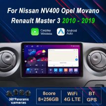 Für Nissan NV400 Opel Movano Renault Master III 3 2010-2019 Auto Multimedia Player QLED IPS Bildschirm Drahtlose Carplay WiFi 4G