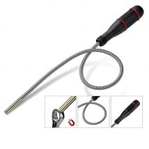 Strumento di raccolta magnetico flessibile Pickup per serpenti pieghevole Barra di aspirazione pieghevole per individuare oggetti cadenti Raggiungere scarichi del lavandino Pick up