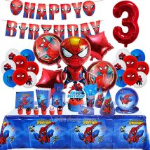 SpiderMan Dekoracje urodzinowe dla dzieci Lateksowe balony z folii aluminiowej Spider Theme Event