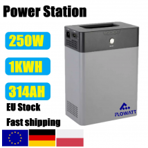 Przenośna elektrownia PowMr 1KWH bateria LiFePO4 z wejściem 250W PV 12V/24V/36V 314Ah Generator