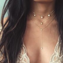Neue dreischichtige runde Halskette aus 925er-Sterlingsilber, einfache O-Kette, Liebesanhänger, Kette, Party-Geschenk für Frauen, exquisiter edler Schmuck