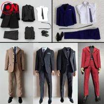 1/6 Scale Male Business Suit Formal Suit Western-style Clothes Model Fit 12'' Male Soldier Action Figure Body Dolls
