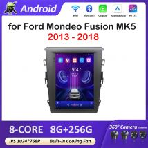 Für Ford Mondeo Fusion MK5 2013 2014 2015 2016–2018 Zubehör GPS-Navigation Android OS Wireless Carplay Bluetooth Head Unit