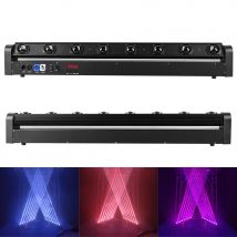 Fascio 8x12W RGBW Led Moving Head Light Controller DJ Disco Bar Faretto Church Market KTV DJ Party Luci natalizie Pubblico