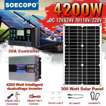 4200 W komplettes Solarsystem, 4200 W Wechselrichterpanel und 30 A-Controller für erneuerbare Energie und netzunabhängige Stromanwendungen
