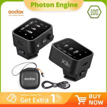 Prevendita Godox X3 TTL HSS 2.4G Wireless Flash Trigger Trasmettitore touch screen OLED Carica rapida per Canon Nikon Sony Fujifilm