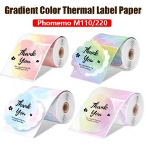 50x50mm/150 pezzi adesivo autoadesivo rotolo di etichette adesive termiche compatibile per Phomemo M110 M220 M200 E210 P50 DETONG P1 WP9520