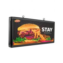 P6 Outdoor FÜHRTE Zeichen Farbe 40'' x 18'' WiFi Scrollen Led-anzeige Mit Hoher Auflösung Hohe