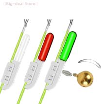 【M】Wasserdichte Angelrute, elektronische Angelrute, leuchtendes Stablicht, LED, abnehmbare Schwimmer, Tackle, Nachtfelsenfischen, nützliche Batterie