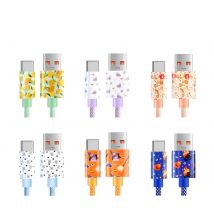 3.3 ft./6.6 ft./10 ft USB-C Cable Fast Charging USB Type-C Cable - High Speed Data Sync - Durable Flex Cord for Multiple Devices