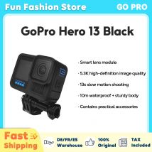 Gopro hero13 schwarz sport kamera wasserdicht und anti shake radfahren 5,3 k video live sport kamera go pro hero 13