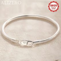 Bracciale in Argento Sterling 925 a Catena Sottile (3mm) Stile Semplice per Donna e Uomo, Gioiello per Uso Quotidiano e Feste, Adatto a Tutte le Stagioni, 16-23cm