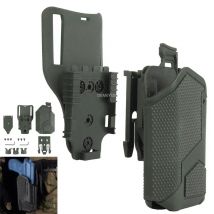 Kabura taktyczna na prawą rękę Uniwersalny uchwyt na pistolet myśliwski do strzelania z latarką X300U-A do SIG SAUER GLOCK WALTHER