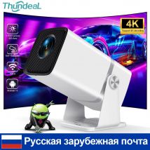 ThundeaL Mini-HD-Projektor TD80W PK HY320 HY300 4K Android 13 WiFi Full HD 1920 x 1080P Heimkino 3D tragbarer Strahlprojektor