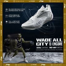 Scarpe da basket professionali Li-Ning da uomo WADE ALL CITY 13 ENCORE BOOM Cushion LiNing Sneakers da competizione bilanciate ABAV043