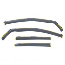 For Volkswagen VW GOLF MK6 2008-2012 5 Door Hatchback Wind Deflectors 4pc Tinted