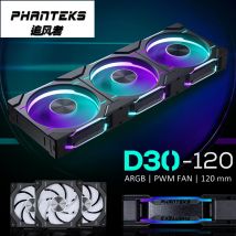 Phanteks D30-120 regelmäßige, rückwärts luftstrom 4pin pwm wasser luftkühlung lüfter, 120x120x30mm computer gehäuse D-RGB ventilatoren, verbindung zusammen