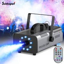 Somspot 1200 W Nebelmaschine RGB LED Bunte Sprühbühnenausrüstung für Leistung Hochzeitsbankett Bunte Nebelmaschine