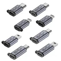 Adapter złącza żeńskiego TypeC na Mini USB/Type C na Micro USB/Micro USB żeński na Type C/Micro USB żeński na Mini USB