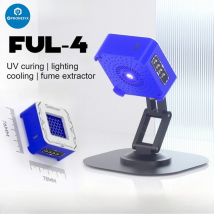 MECCANICO 4 in 1 Multifunzionale Mini UV Polimerizzazione Rapida Illuminazione Raffreddamento Estrattore di Fumo per la Scheda Madre Del Telefono PCB Saldatura Riparazione